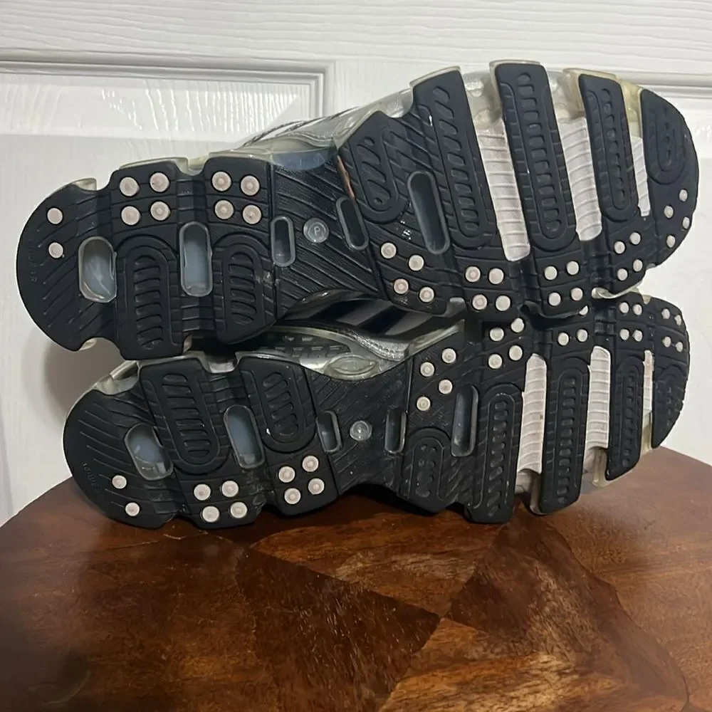 🔥🏈 RARE VINTAGE ADIDAS‎ REGGIE BUSH MICROBOUNCE Men Sz 11.5 RUNNING SHOES NFL